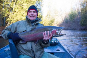 Fly fishing on the Pere Marquette or PM River